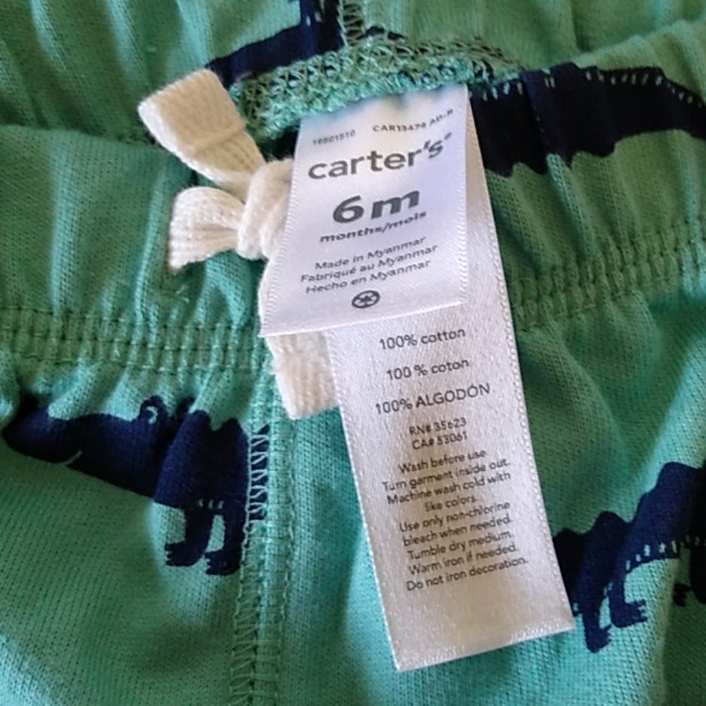 NWT 3pc. Carter's alligator short outfit. - Picture 6 of 6